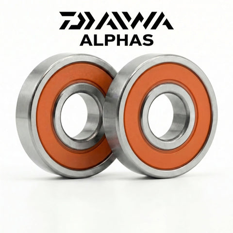 Edge spool bearings for Daiwa Alphas