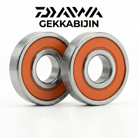 Edge spool bearings for Daiwa Gekkabijin