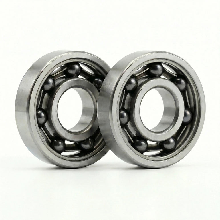 Edge spool bearing set, open