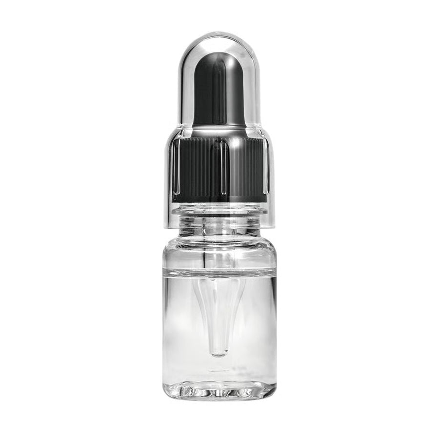 Glitch Oil Tumble Weed in a small clear dropper bottle with a black cap and clear cover, on a white background